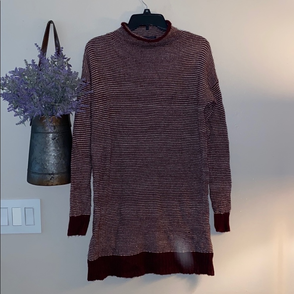 Turtleneck sweater dress